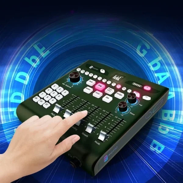 ICKB MONO Mobile Phone Computer Sound Card Indoor and Outdoor Live Streaming karaoke Recording Audio Works Standard Equipment - Image 3
